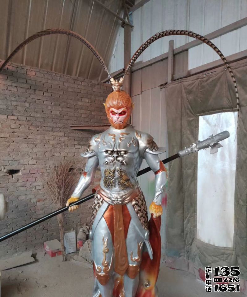 商場影院擺放玻璃鋼孫悟空卡通人物雕塑 商場影院擺放玻璃鋼孫悟空卡通人物雕塑