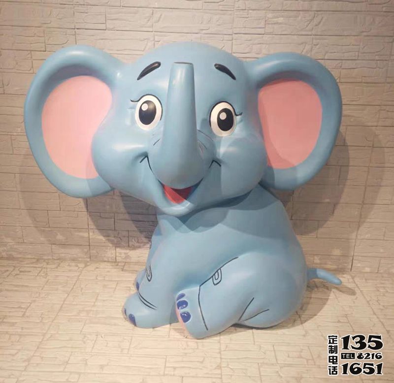 游樂(lè)場(chǎng)幼兒園玻璃鋼樹(shù)脂卡通可愛(ài)大象雕塑 游樂(lè)場(chǎng)幼兒園玻璃鋼樹(shù)脂卡通可愛(ài)大象雕塑