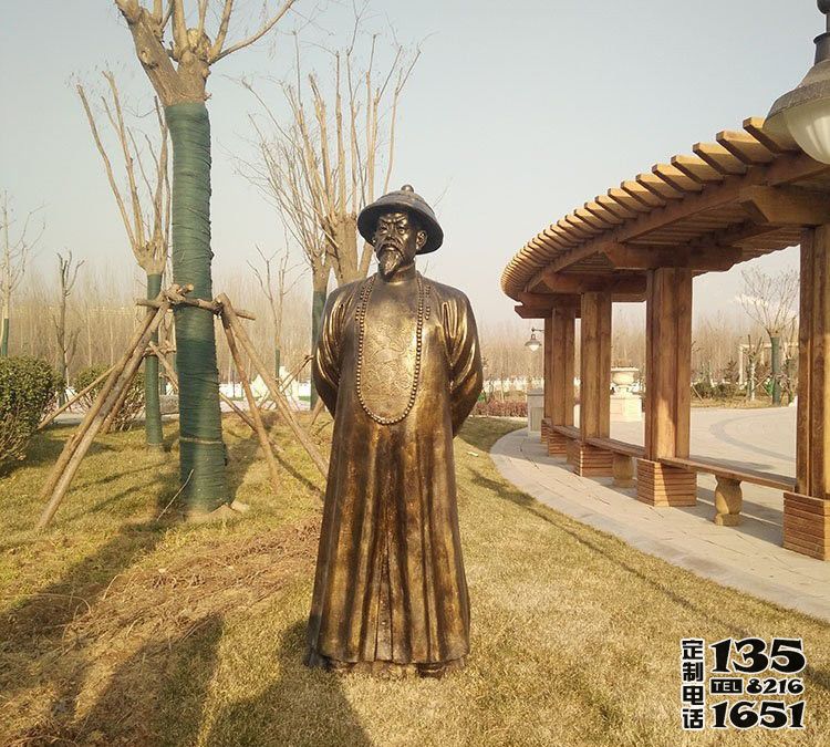 學(xué)院廣場(chǎng)晚晴愛(ài)國(guó)英雄林則徐玻璃鋼仿銅雕塑 學(xué)院廣場(chǎng)晚晴愛(ài)國(guó)英雄林則徐玻璃鋼仿銅雕塑